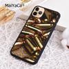 MaiYaCa LooSE2020 Золотые Пули пистолет Чехол для телефона Пуля Для iPhone 17 Air 16 15 plus 11 12 13 14 pro max  coque