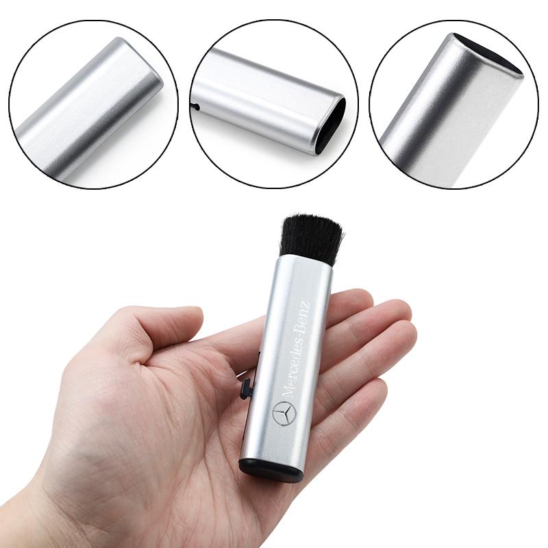 CRT1 Car Retractable Cleaning Brush Artificial Wool Small Brush For Mercedes Benz AMG W203 W204 W205 W210 Interior Mouldings JSQJS-BE