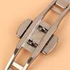 1 шт., ремешок из нержавеющей стали, пряжка для часов, серебряная пряжка, складная застежка для часов, аксессуары для кнопок