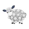 Lovely Imitation Pearl Brooches Classic Animal Rhinestone Pin Unique Sheep Brooches  Casual Office