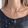 Fashion New Style Sexy Star Pendant Necklace with Rhinestones - Stylish Starburst Lockbone Chain for Fashion - conscious Girls and Women