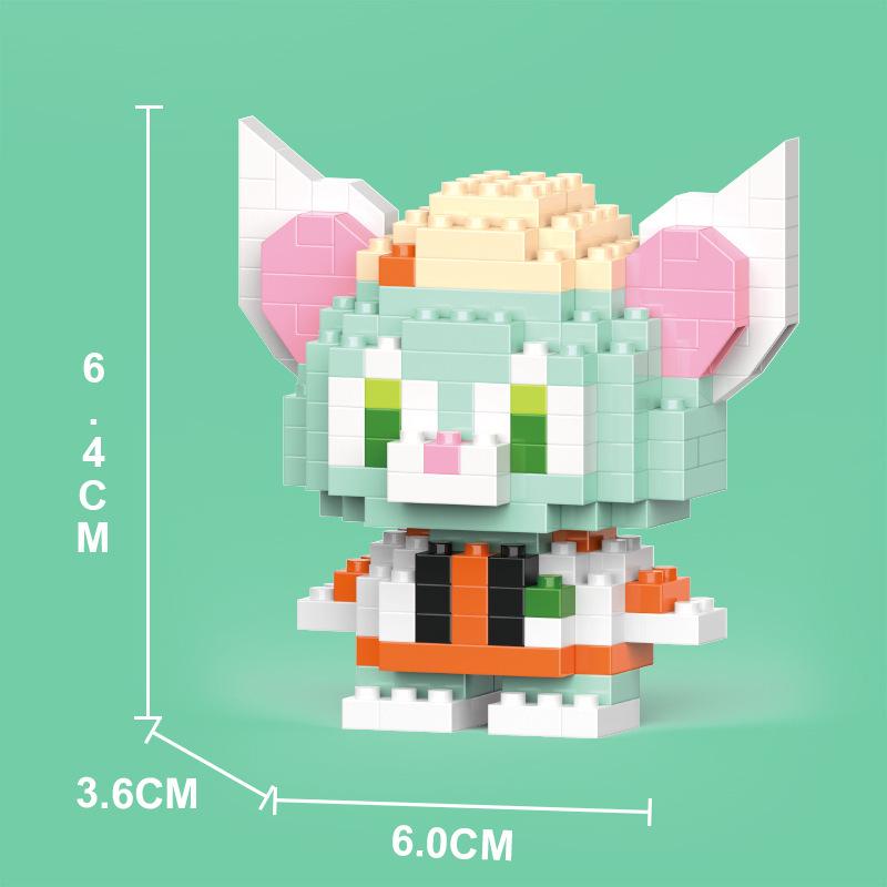 LEGO-Compatible Mini Building Blocks: Cartoon Figurines & Educational Toys