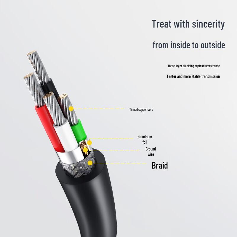 Ugreen USB A-A кабель для передачи данных US102