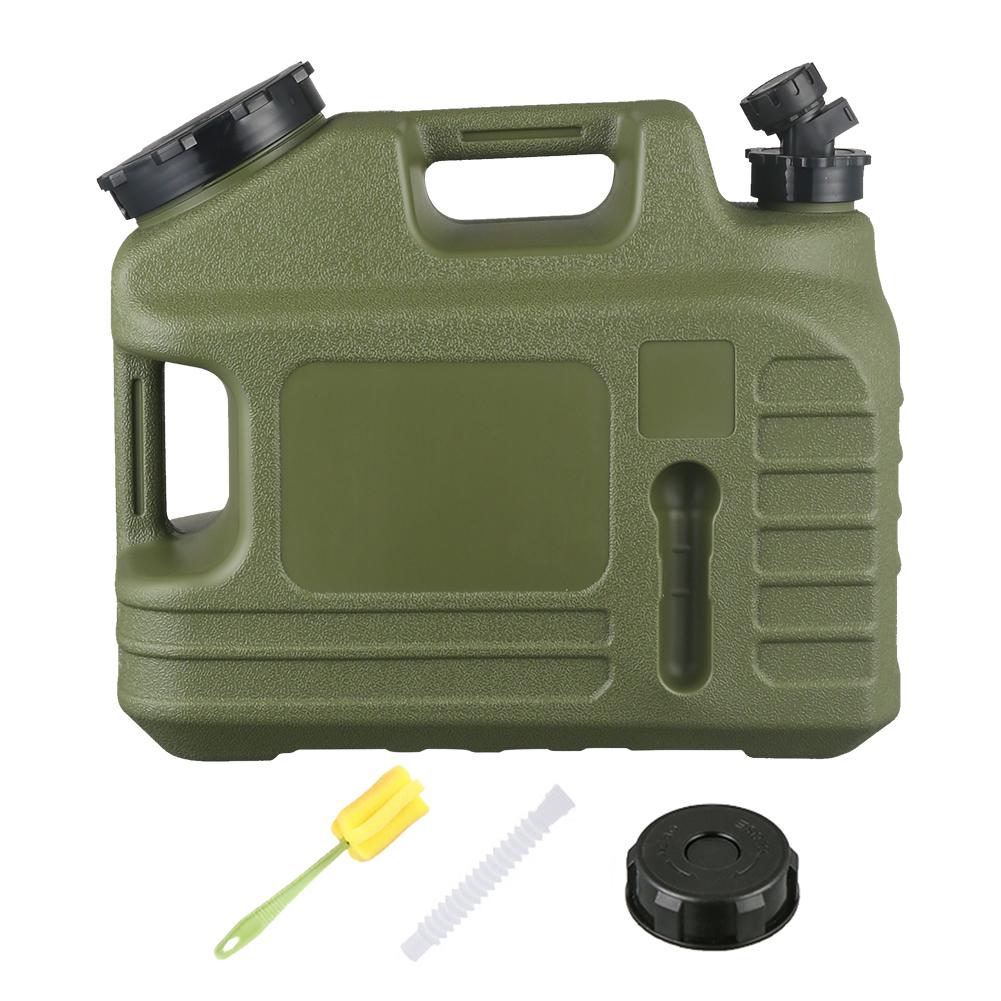 13L Water Storage Container with Spigot Portable Water Tank Large Capacity Water Dispenser Carrier for Vehicle Car Camping