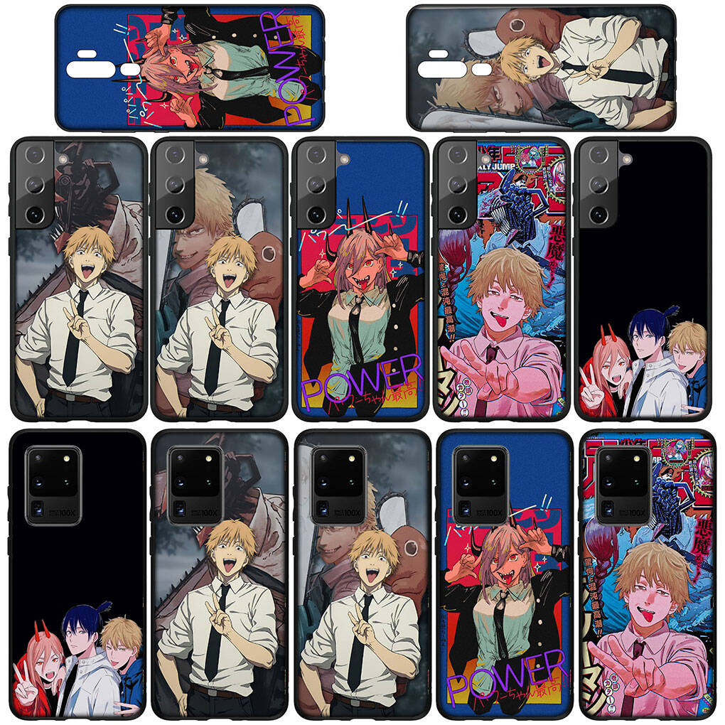 Чехол для iPhone 17 16 15 Xiaomi Poco Redmi Note 14 13 12 11 Pro Max 9 16e Samsung Galaxy S25 S24 S23 OPPO Huawei Denji Makima Chainsaw Man Чехол для телефона