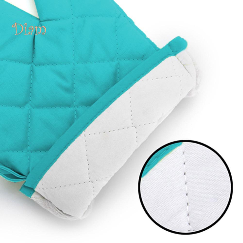 Tenfyer Cotton Oven Mitt Heat Proof Resistant Protector Kitchen Cooking Pot Holder Glove