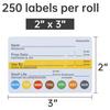 250/300PCS Food Date Labels Self-adhesive Refridge Organization Labels  for Food Containers