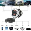 12 В/24 В USB Type-C Несколько автомобильных зарядных гнезд PD3.0 и порты QC3.0 Водонепроницаемый с сенсорным переключателем Быстрая зарядка Автомобильный мото-адаптер