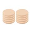 10-piece set of round makeup puffs