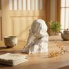 Прочный материал PLA Декор Статуя Сизифа, катящего камень, Фигурка борца, 3D-печатная вдохновляющая настольная статуэтка-украшение для книжной полки в офисе