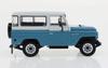 Scale Nissan PATROL 300 1970 Light Overseas Specification Finished Model FIRST43 1/43 H-60 Blue/White F43-164
