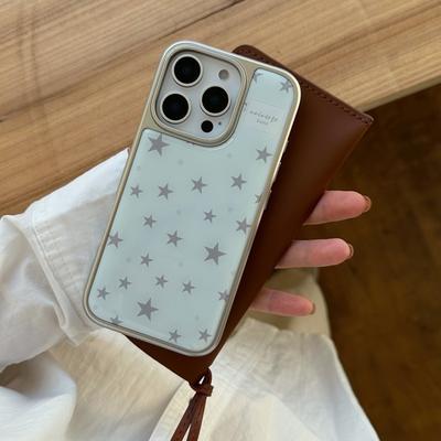 Высококачественный гальванизированный смоляной чехол-звезда для iPhone 17 Pro Max, Apple 16, 15, Niche 14, Девчачий