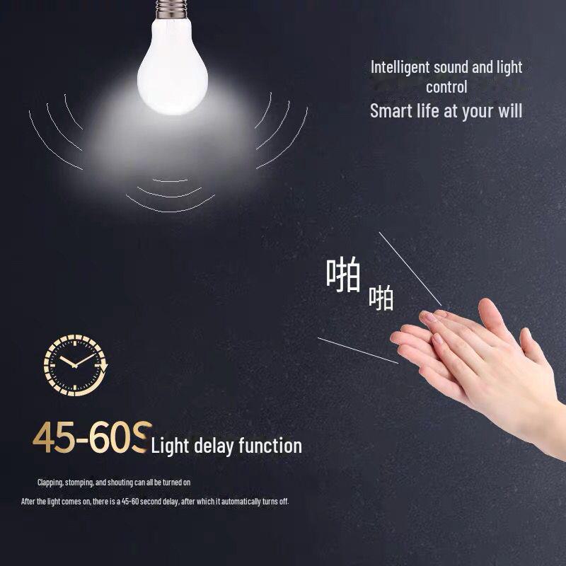 Четырехпроводной светодиодный потолочный светильник с датчиком звука и движения с интеллектуальным выключателем задержки