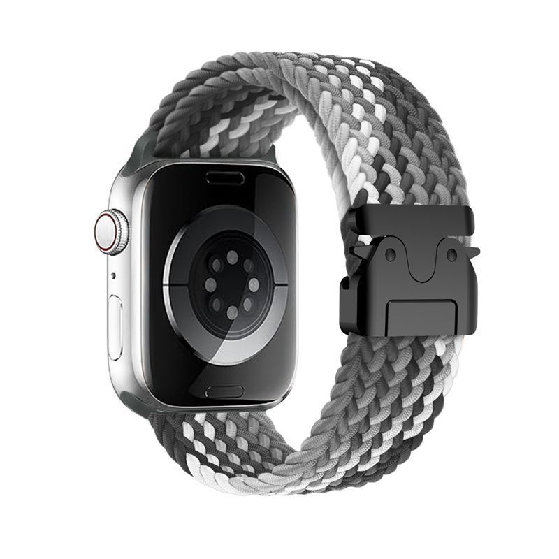 Плетеный ремешок для ремешков Apple Watch 40 мм 44 мм 46 мм 42 мм 49 мм 45 мм 41 мм 38 мм Браслет IWatch Series 10 SE 9 8 7 6 Ultra 2 полосы