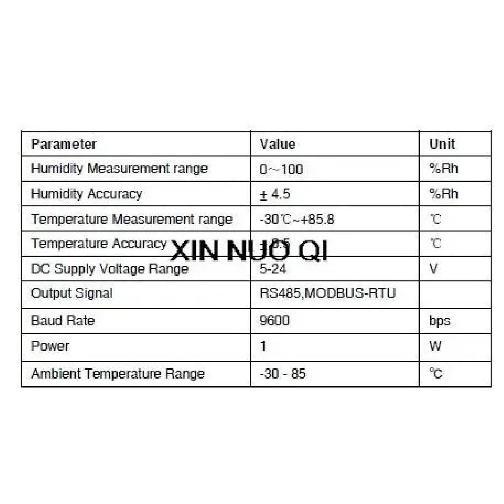 duct temperature and humidity transmitter sensor 4-20mA pipeline type 0-5V air conditioner 0- 10V RS485 output