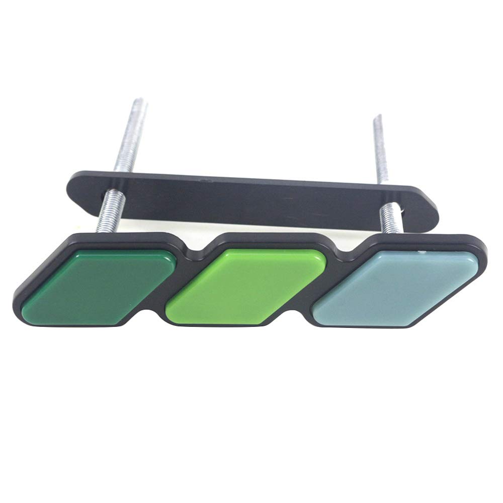 Gtooely 4Runner Tri-Color Cyan 3 Grille Badge Emblem Sticker Decal Car Accessories Car Styling