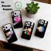 Волейбольный расписной чехол для телефона для iPhone 17, 16, 15, 14, 13, 12, 11 Plus, Pro, магнитный для беспроводной зарядки Magsafe
