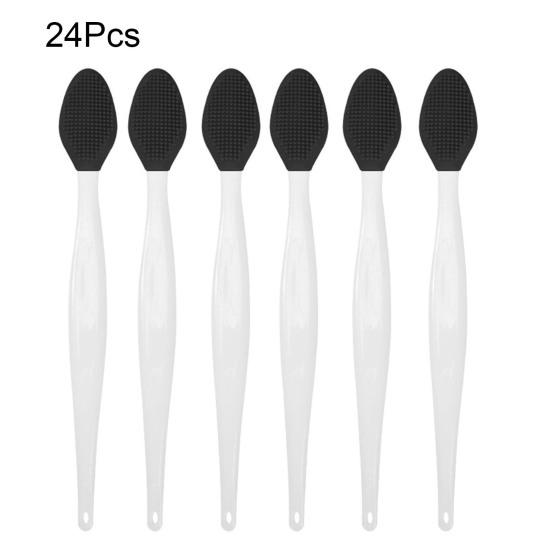 Силиконовая щетка для скрабирования губ, двусторонняя, эксфолиатор для губ для осветления темных