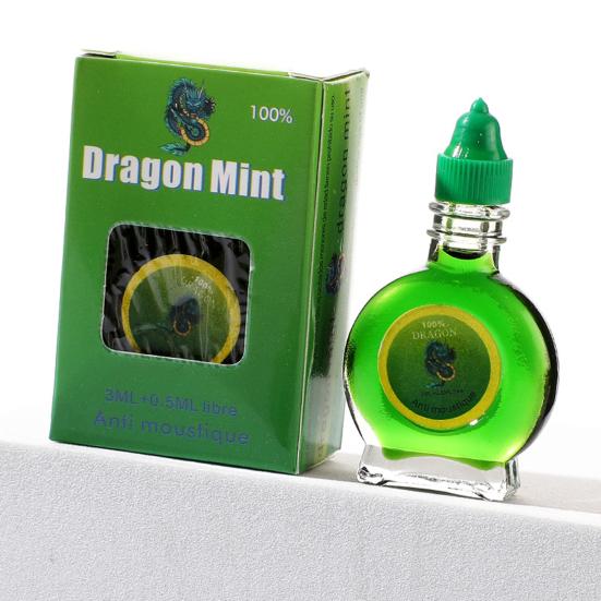 1/3/5 шт. 3 мл охлаждающее масло Dragon Mints головные боли мигрени мышечные боли укусы зуд усталость снятие успокоение путешествия портативное охлаждающее эфирное масло