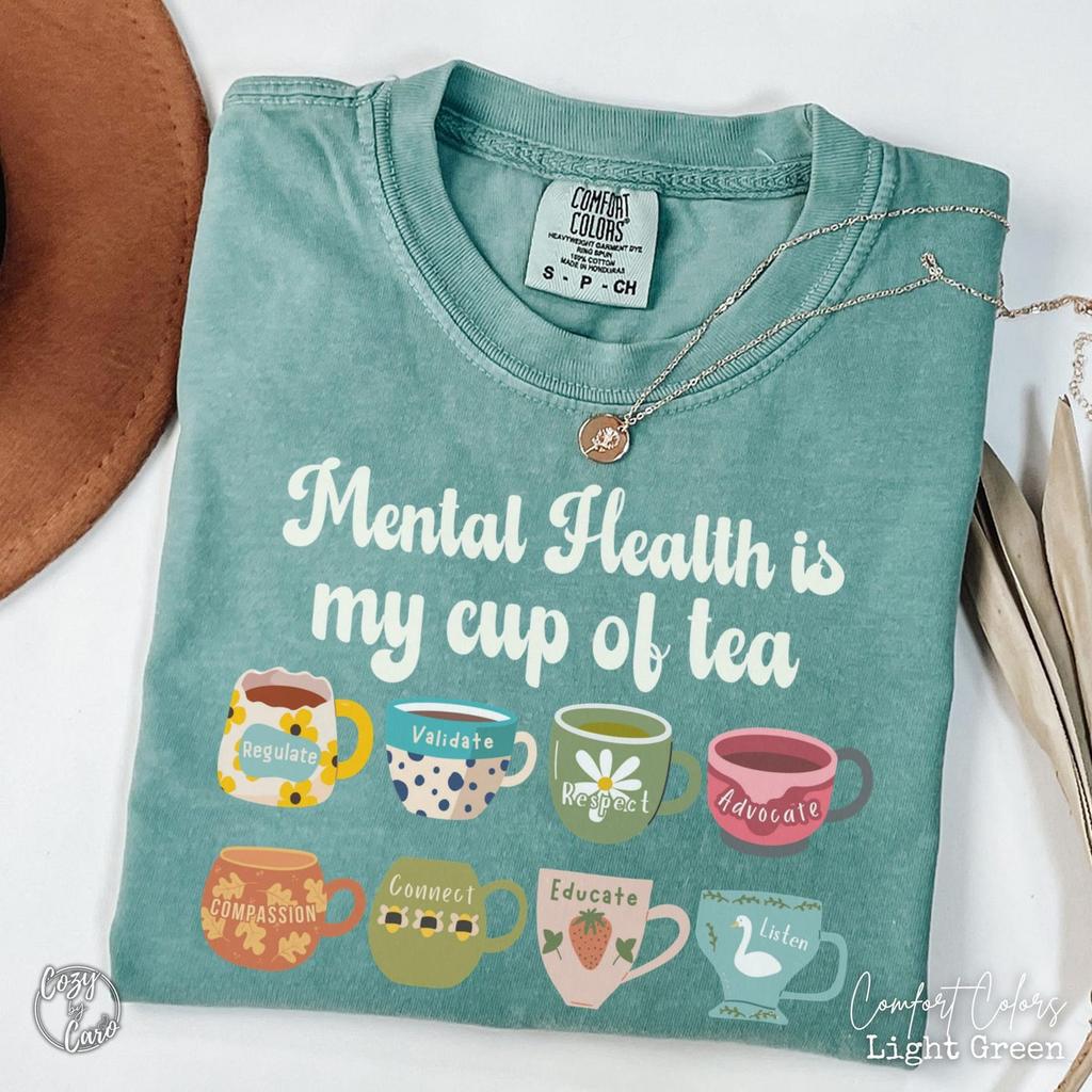 Mental Health Shirt, ADHD Anxiety T-Shirt, Mental Health Counselor, Social Worker, Mental Health Awareness, Psych Grad, Psychologist TShirt