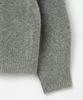 MILLO ARCHIVE Crop Silhouette V-Neck Knit [Melange Gray]