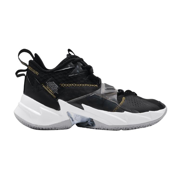 Мужские кроссовки Air JordanWhy Not Zer0.3 PF Gold Black Metallic-Gold White CD3002-001