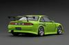 Ignition Model VERTEX S14 Silvia Yellow Green Finished Product 1/18