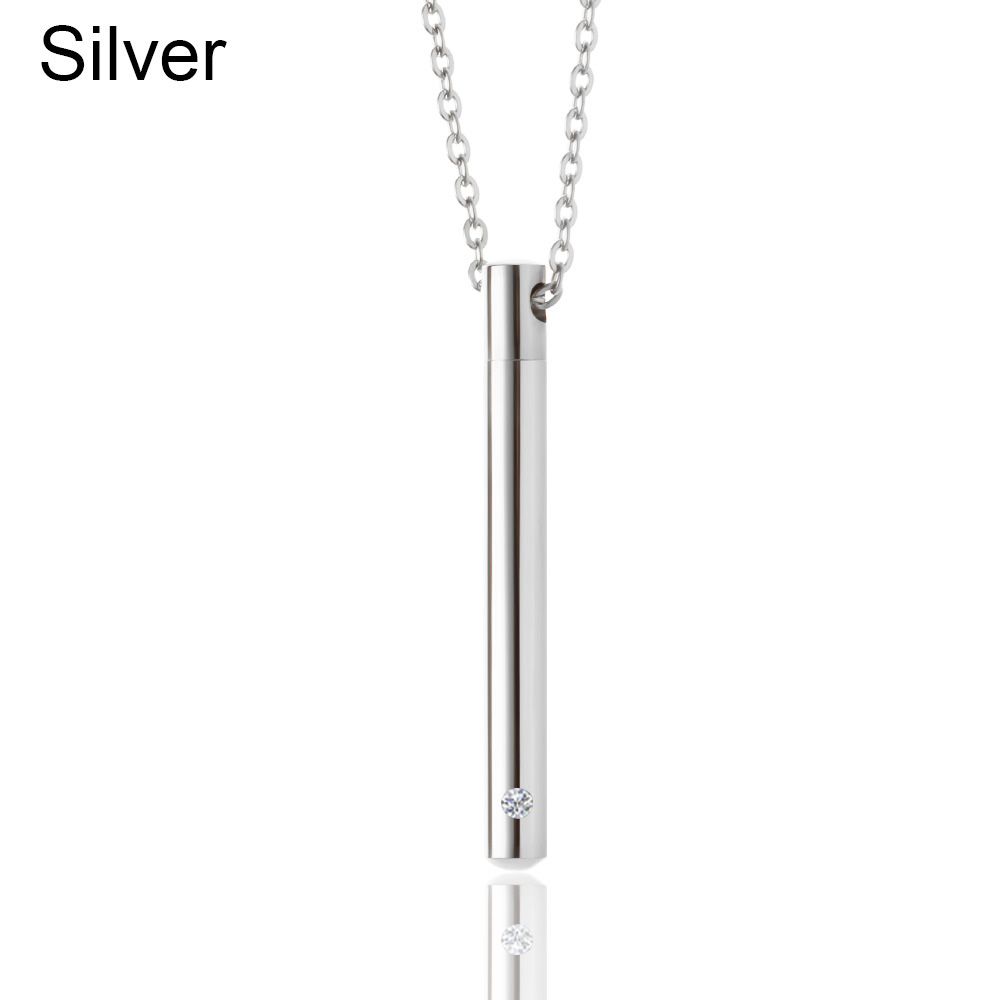 Fashion Lucky Charm Ash Urns Perfume Vial Necklace Aroma Diffuser Long Chain Wishing Bottle Pendant