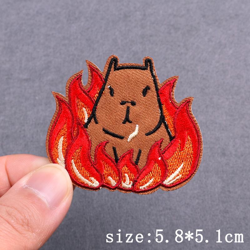 Cartoon Animal Patch Iron On Patches For Clothing Thermoadhesive Patches On Clothes Hip Hop Embroidery Patch For Clothes Badges