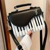 Mini Piano Shaped Novelty Bag Cute Cartoon Crossbody Bag Women's Fashion Handbag Shoulder Bag Purse
