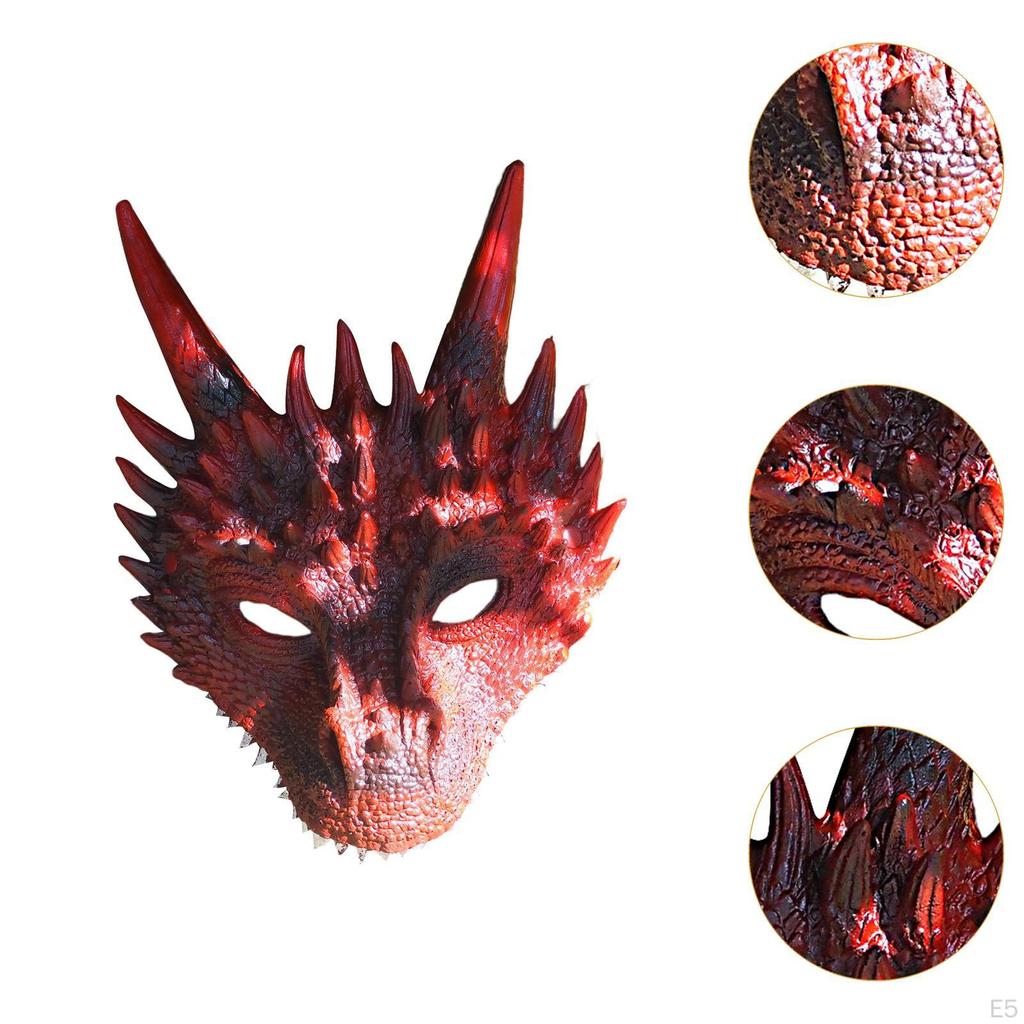 3D маска дракона косплей костюм полное лицо для вечеринки фестиваль ролевые игры