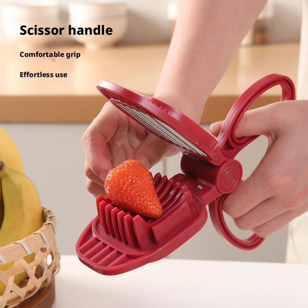 Разлагатель клубники, Разлагатель пластика, Быстрый и безопасный кухонный гаджет, который можно использовать для разложения вареных яиц, мягких продуктов, сосисок, огурцов