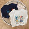2024 Kids' Cotton Astronaut Sleeveless T-Shirt - Trendy Summer Vest for Boys & Girls