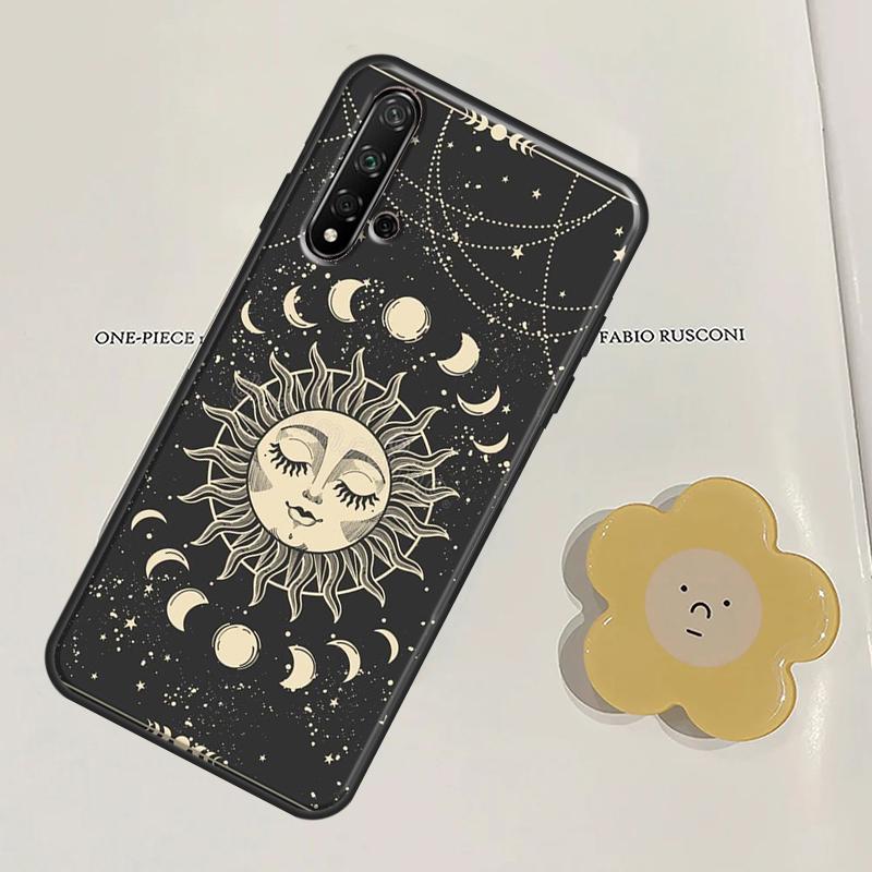 Чехол для таро с изображением луны ведьм для Huawei P40 Lite P20 P30 Pro Mate 20 Lite Nova 5T P Smart 2021 2019 Honor 50 Cover