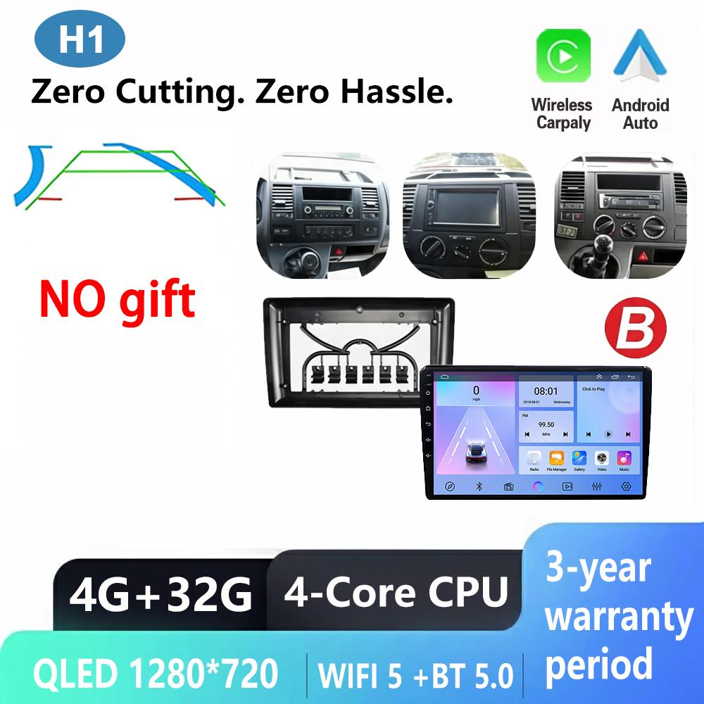 CPU ASR8662 Android 16 Car For Volkswagen Multivan T5 2003 - 2015 Carplay Multimedia Player Car Radio GPS Navigator stereo DVD