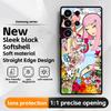 Япония Милый T-Tokidoki Чехол для телефона для Samsung Galaxy S25 S24 S23 S22 S21 S20 Plus Ultra Note20 Мягкий Черный