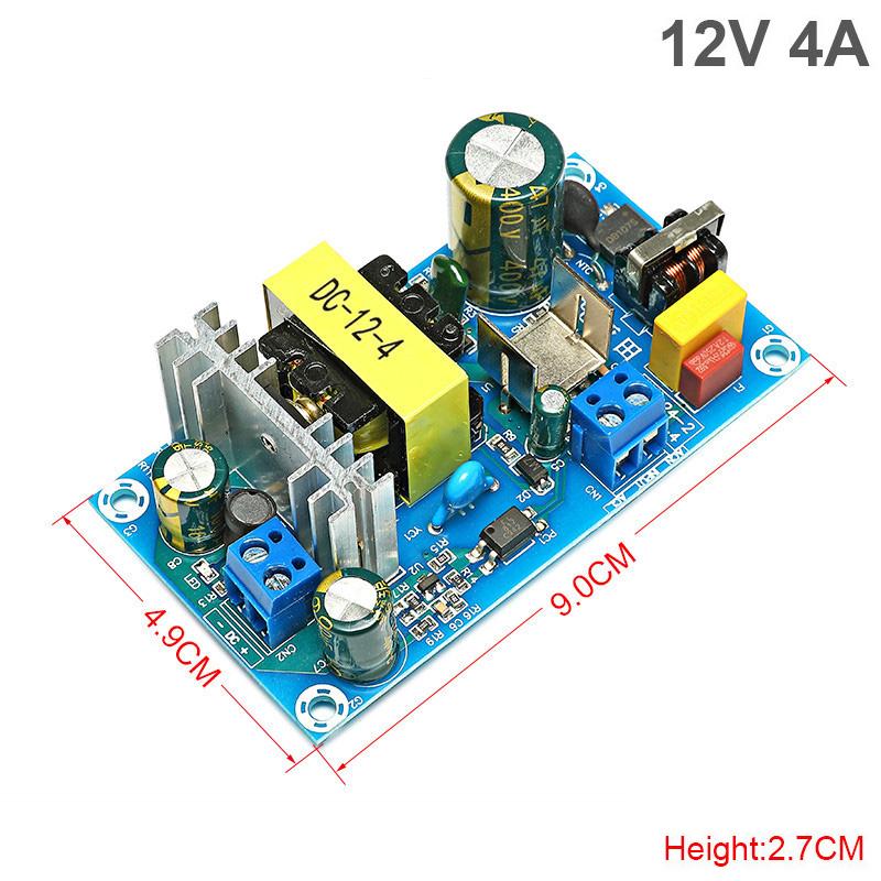AC-DC 220V К 5V 12V 19V 24V 36V 48V 60V Плата блока питания 1A 2A 3A 4A 5A 6A 7A 8A 9A 13A 17A Импульсный блок питания с низким уровнем пульсаций Голая плата