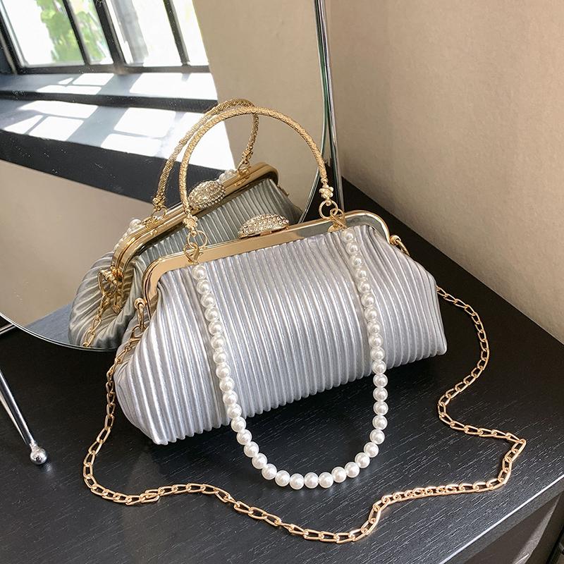 Роскошная кожаная PU вечерняя сумочка для женщин банкетная вечеринка блестящая сумка свадебный клатч на цепочке через плечо женственная мода