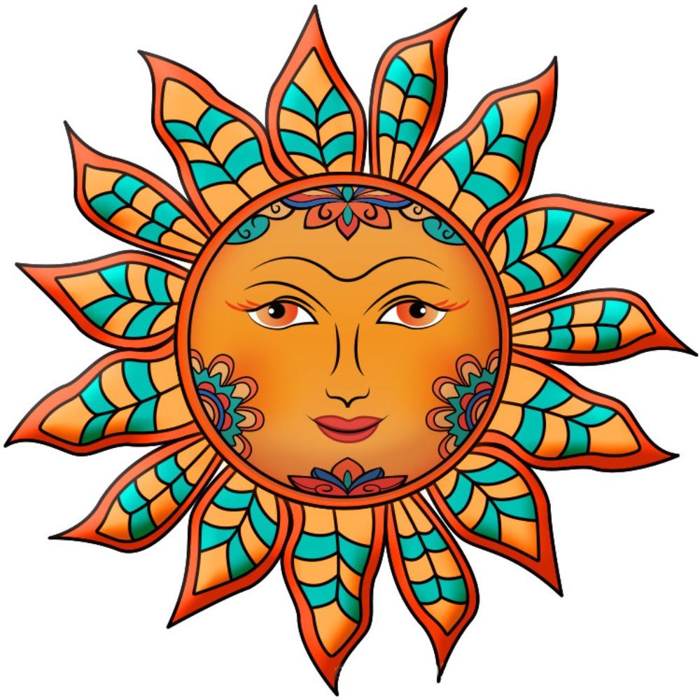 New Metal Sun Wall Decor Friendly Face Funny Wall Art Decoration Sun Flower Hanging Decoration Living Room Bedroom