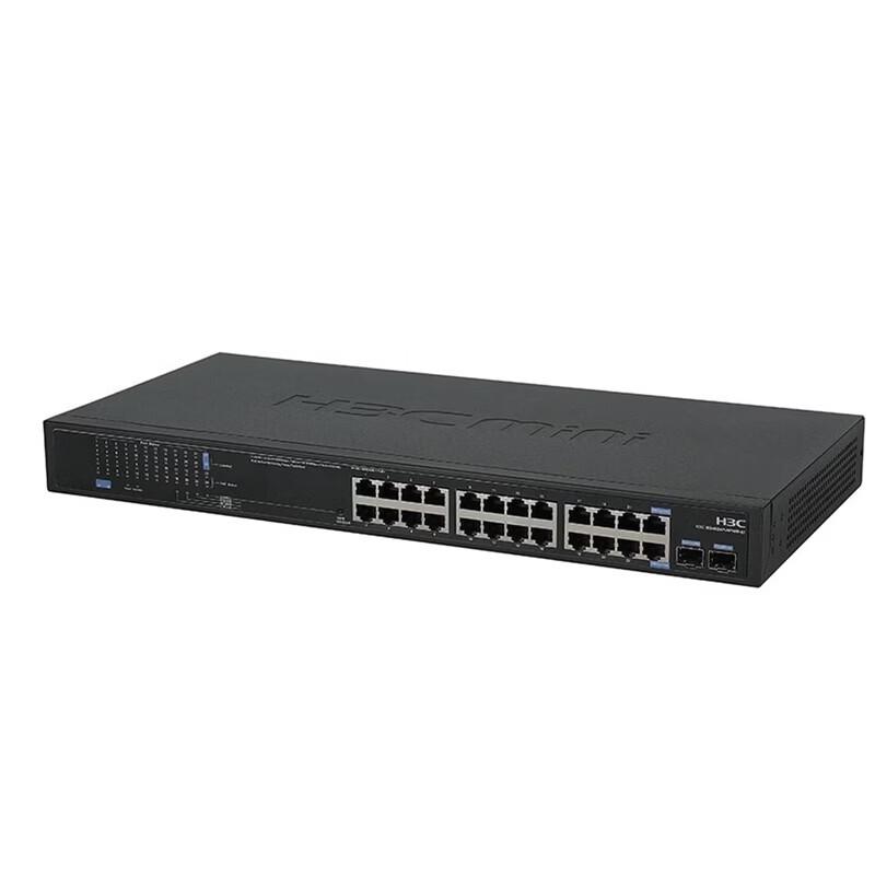 H3C Managed Gigabit Surveillance Switch with 24 Electrical & 2 Fiber Ports