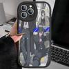 Аниме ТВ Ссылка Клик Кожаный Чехол Для Телефона Для iPhone 16 15 14 13 12 11 Pro Max Plus Ударопрочный Чехол