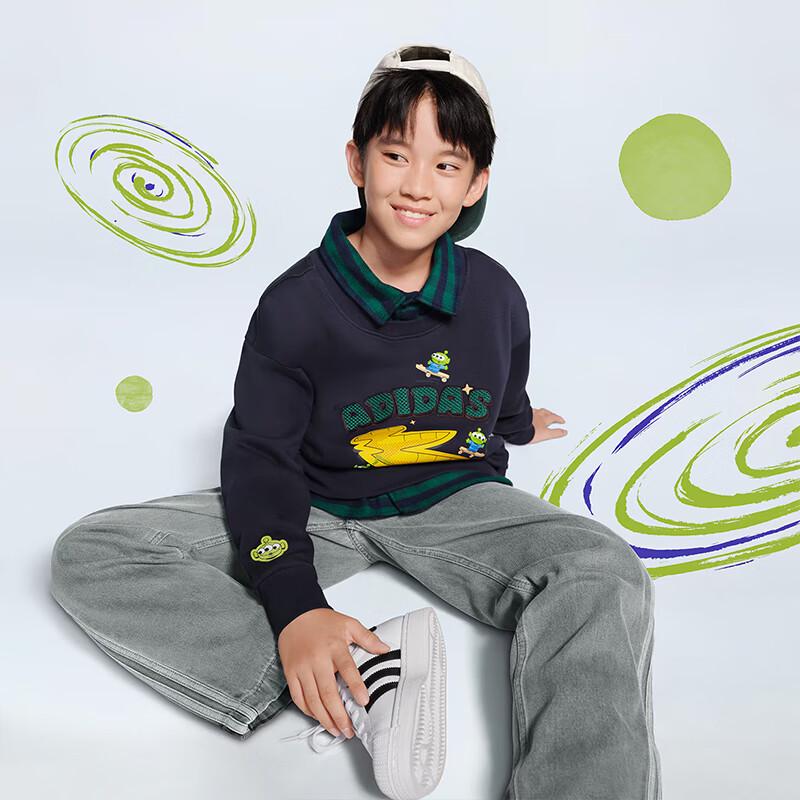 adidas Детская толстовка adidas с принтом Toy Story, имитация двух предметов