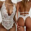 Sexy Lingerie Women Open Crotch Naughty Underwear Babydoll Dress Hot Lace Sexiest Bodysuit Transparent Erotic Clothing