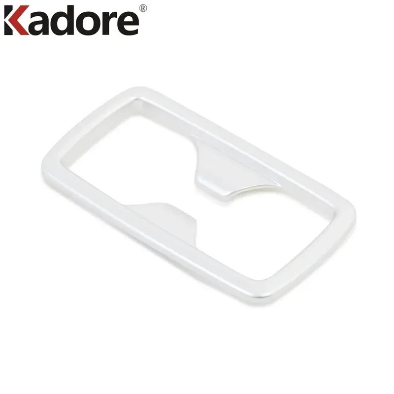 For Toyota RAV4 RAV 4 - 2024 Carbon Fiber Car Rear Seat Water Cup Holder Frame Cover Trim Interior Accessories