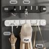 Suction Cup Bathroom Storage Hook Waterproof Detachable Door Back Clothes Hook Moisture-proof Heavy Duty Towels Robe Hook