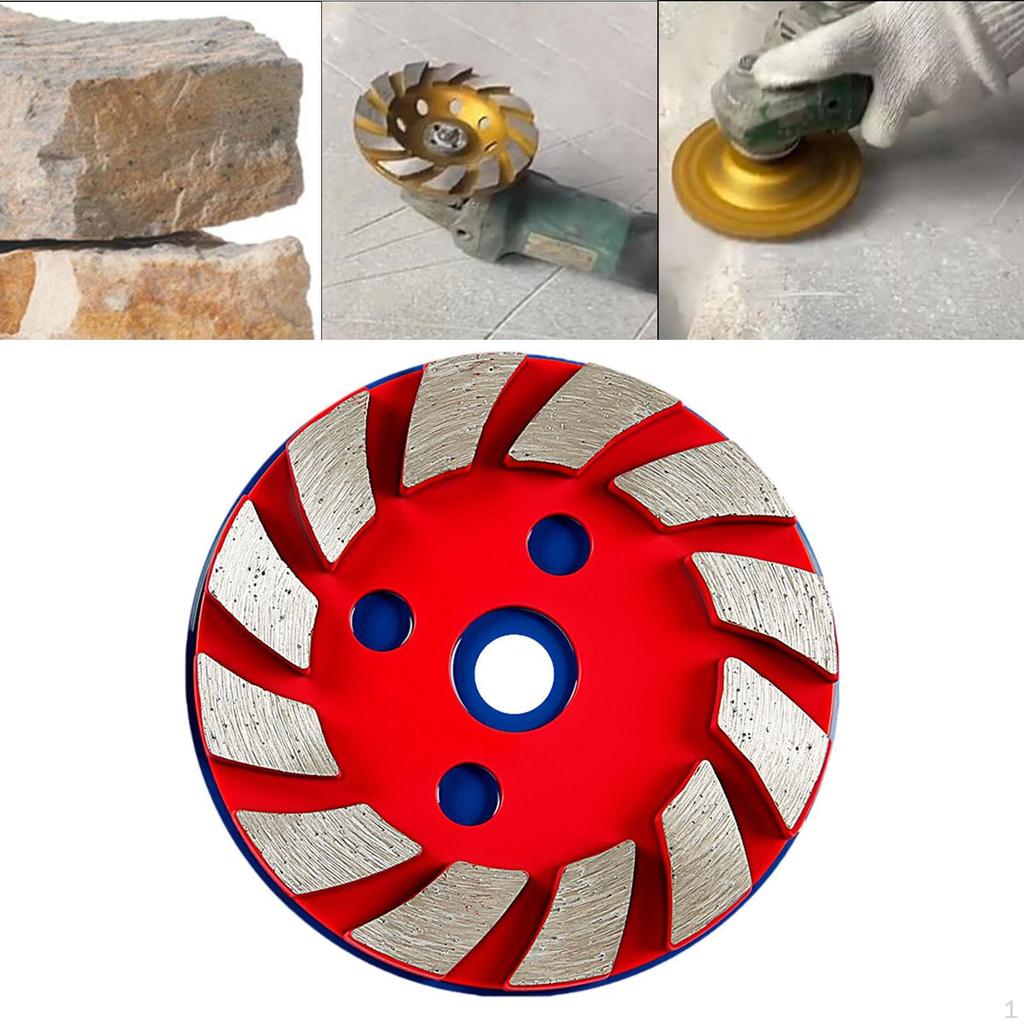 Бетонный алмазный шлифовальный чашечный круг Угловая шлифовальная машина Насадки Очистка Каменная поверхность Ряд