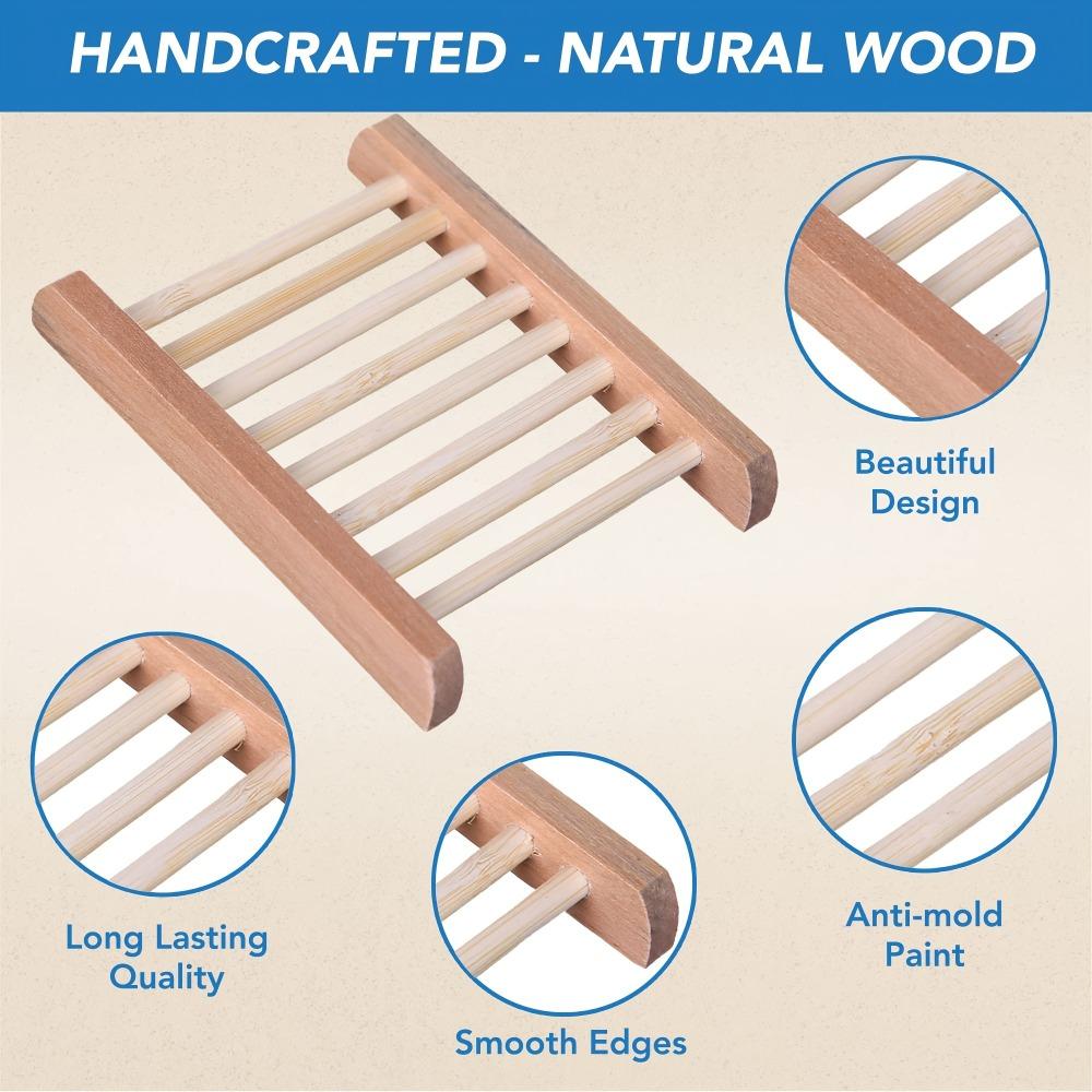 Wooden Soap Box Draining Soap Holder Simple Wooden Soap Holder Handmade Soap Natural Drying Soap Holder Wooden Soap Holder Bracket