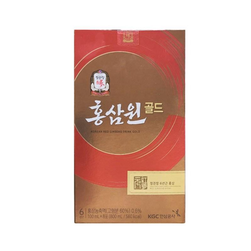 CheongKwanJang Red GinsengWon Gold 100ml x 48 packets, 800ml, 6 units