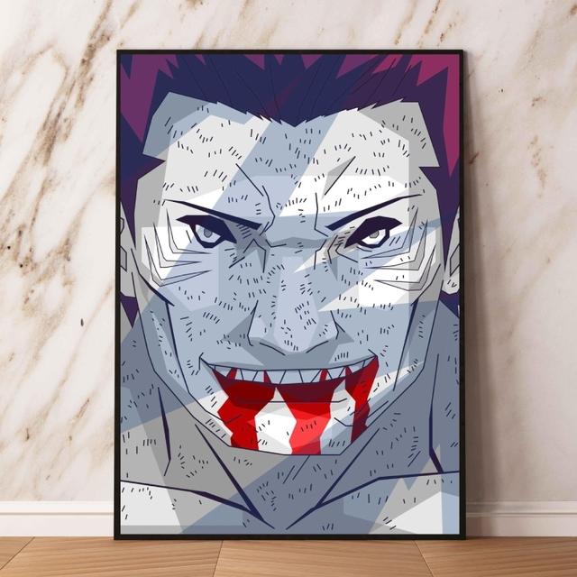 Картина на холсте, настенное искусство Наруто, Рождественский подарок, украшение для детской спальни, модульная печать