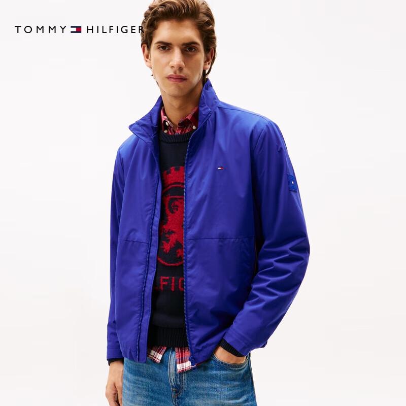Tommy Hilfiger Мужская куртка с цветовыми блоками и воротником-стойкой